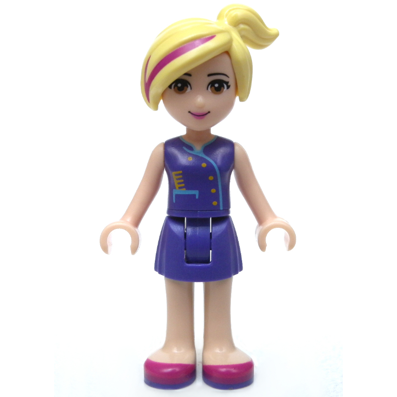 LEGO Natasha - Dark Purple Top, Dark Purple Skirt (fig-002386)