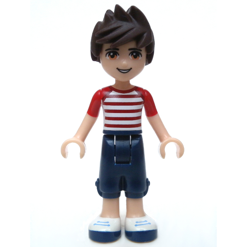 LEGO Noah - White Red Shirt, Dark Blue Trousers (fig-002388)