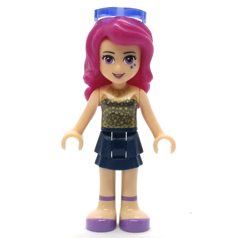 LEGO Livi - Black Top, Dark BLue Skirt, Glasses (fig-002396)