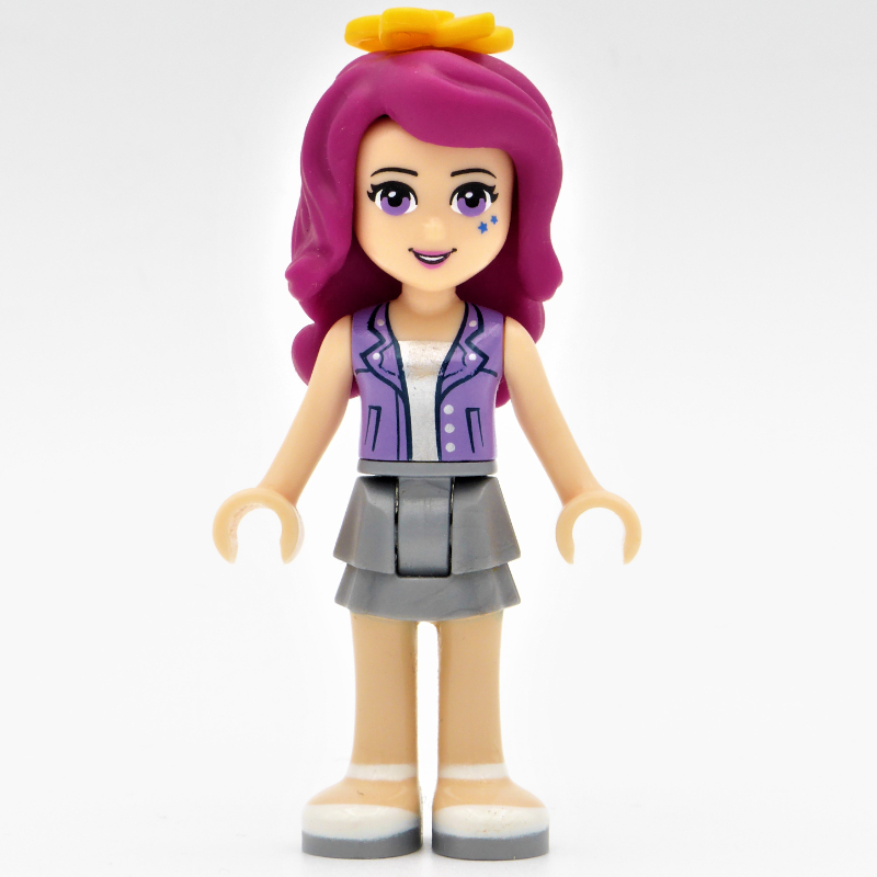 LEGO Livi - Medium Lavender Top, Flat Silver Skirt' (fig-002400)