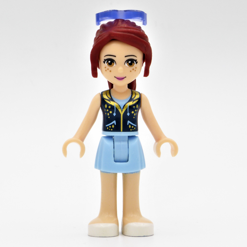 LEGO Mia - Dark Blue Vest, Bright Light Blue Skirt (fig-002401)