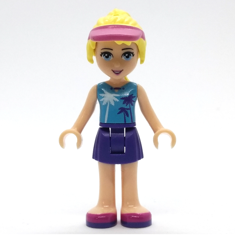 LEGO Stephanie - Medium Azure Top, Dark Purple Skirt (fig-002410)