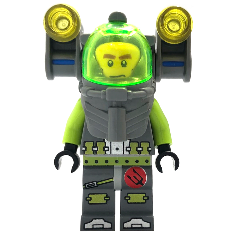 LEGO Axel with Backpack with Narrow Lights (fig-002444)