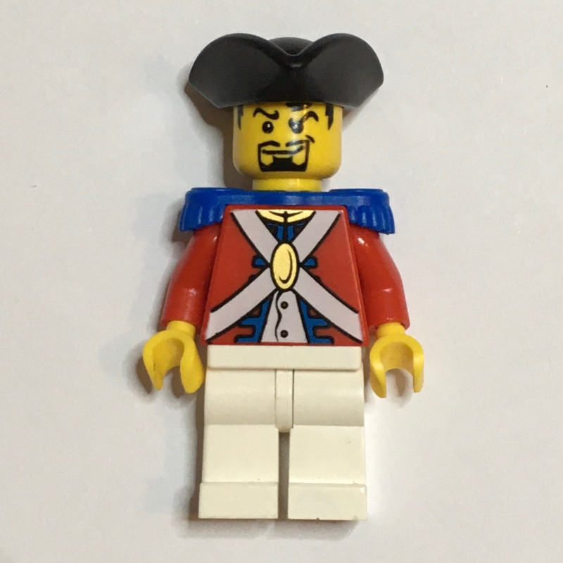 LEGO Soldier (Imperial Soldier II) - Black Beard, Blue Epaulettes (fig-002471)