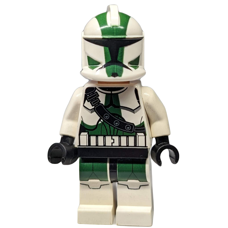 LEGO Clone Commander Gree, 41st Elite Corps Armor, Dark Green Markings (3626b Head) (fig-002507)