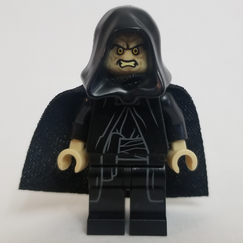 LEGO Emperor Palpatine, Tan Skin (19888 Cape) (fig-002517)