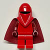 Royal Guard, Dark Red Hands, 19888 Cape, 3626c Head