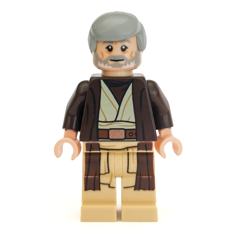 LEGO Obi-Wan Kenobi, Old, Long Dark Brown Robe (fig-002523)