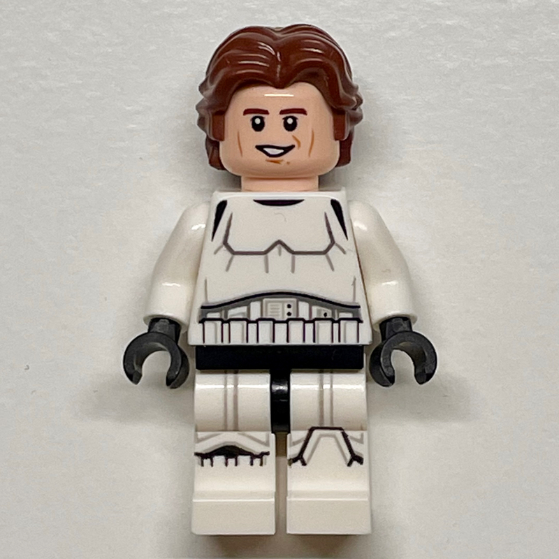 LEGO Han Solo, Stormtrooper Disguise, White Pupils (fig-002528)