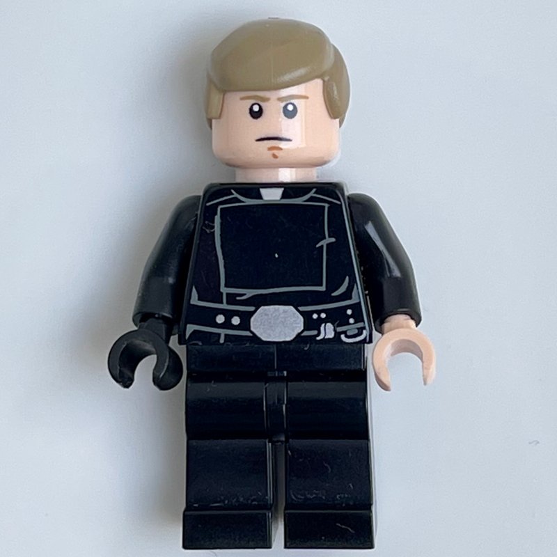 LEGO Luke Skywalker, Final Duel Outfit, Short Dark Tan Hair (fig-002530)