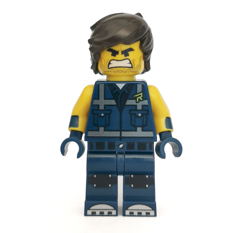 LEGO Rex Dangervest (Dual Sided Head with Clenched Teeth) (fig-002555)