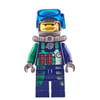 Crunch with Trans-Dark Blue Diving Mask