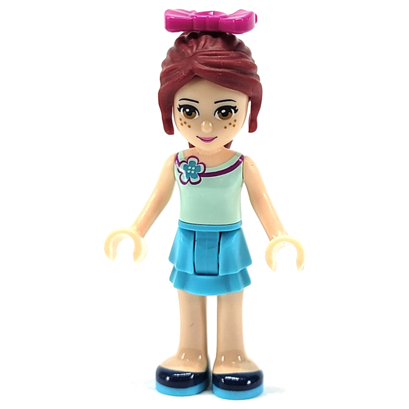 LEGO Mia - Light Aqua Top, Medium Azure Skirt (fig-002584)
