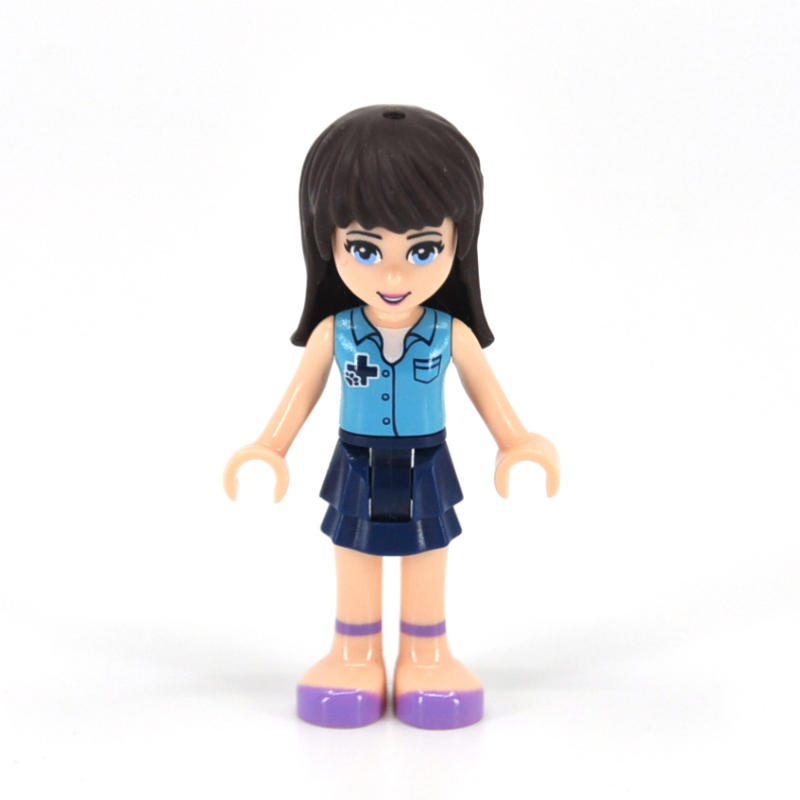 LEGO Sophie - Dark Azure Vest, Dark Blue Skirt, Veterinarian (fig-002585)