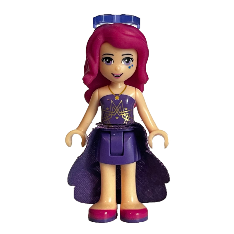 LEGO Livi - Dark Purple Top, Dark Purple Skirt (fig-002587)