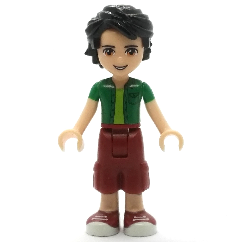 LEGO Oliver - Green Jacket, Dark Red Trousers (fig-002600)