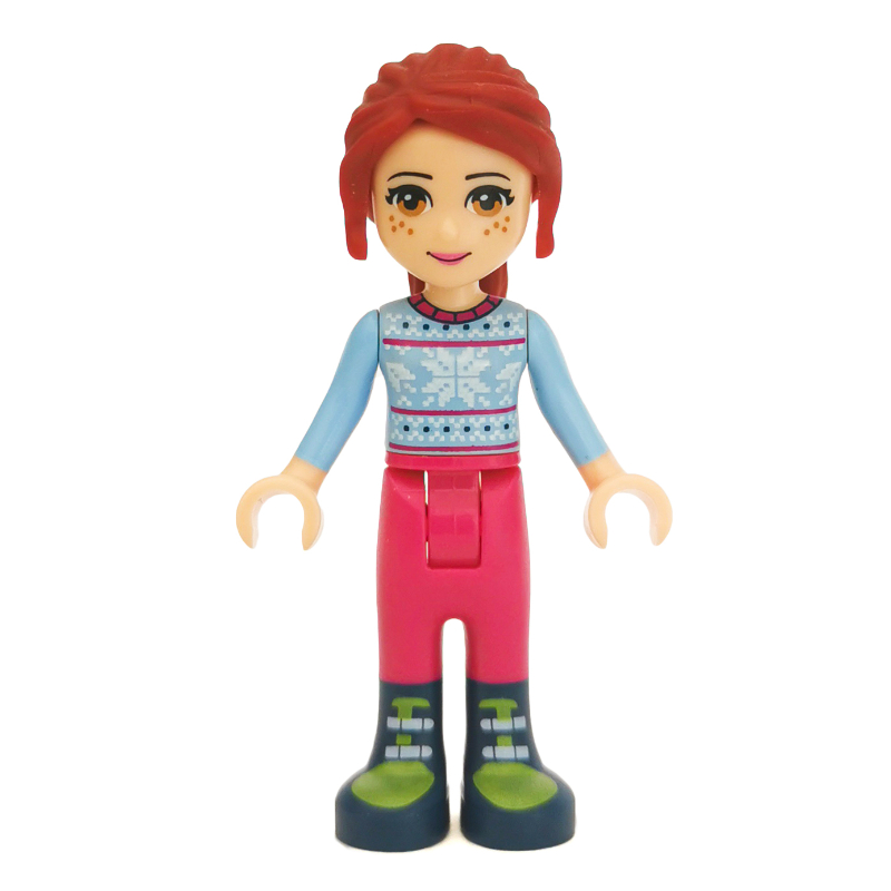 LEGO Mia - Bright Light Blue Sweater, Magenta Trousers (fig-002607)