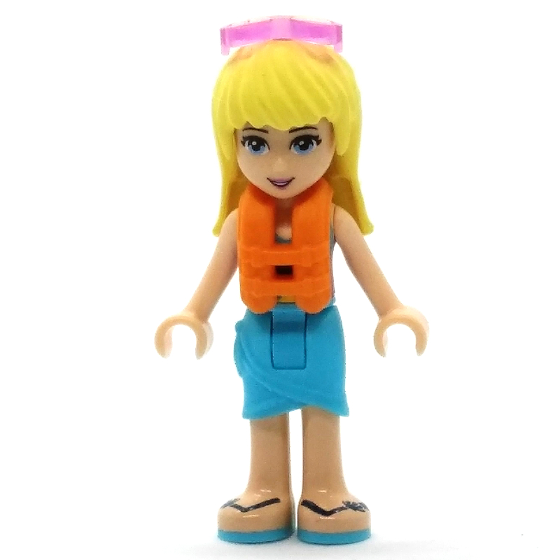 LEGO Stephanie - Dark Purple Top, Medium Azure Skirt (fig-002617)
