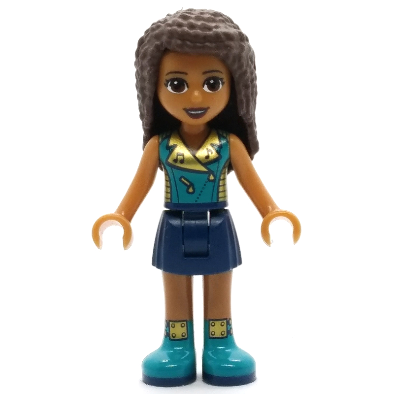 LEGO Andrea - Dark Azure/Gold Jacket, Dark Blue Skirt (fig-002621)
