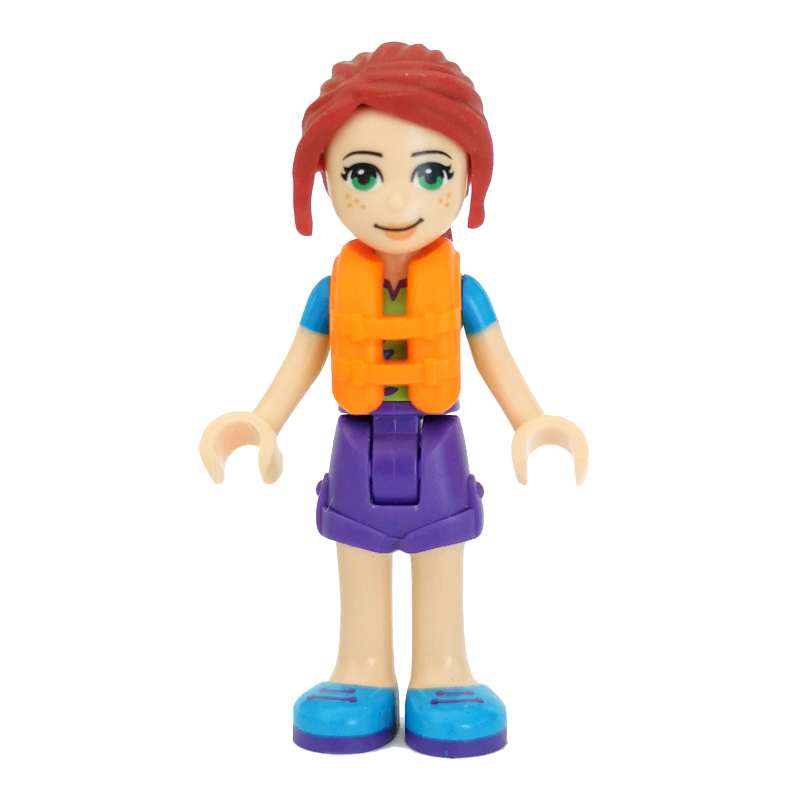 LEGO Mia - Lime Top, Dark Purple Skirt, Life Vest (fig-002634)