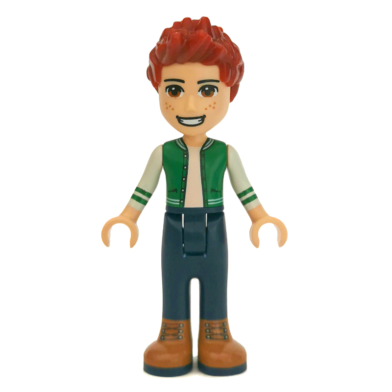 LEGO Daniel - Green Jacket, Dark Blue Trousers (fig-002636)