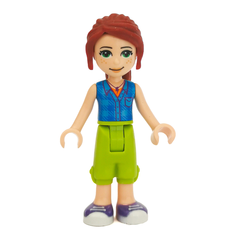 LEGO Mia - Blue Plaid Shirt, Lime Trousers (fig-002637)