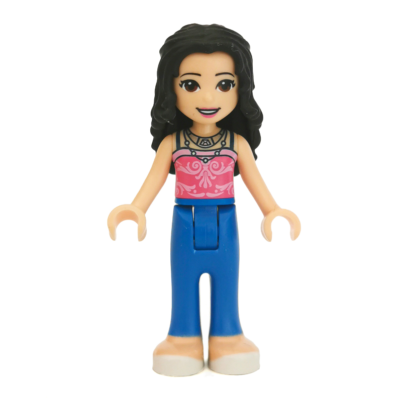LEGO Emma - Dark Pink Top, Blue Trousers (fig-002651)