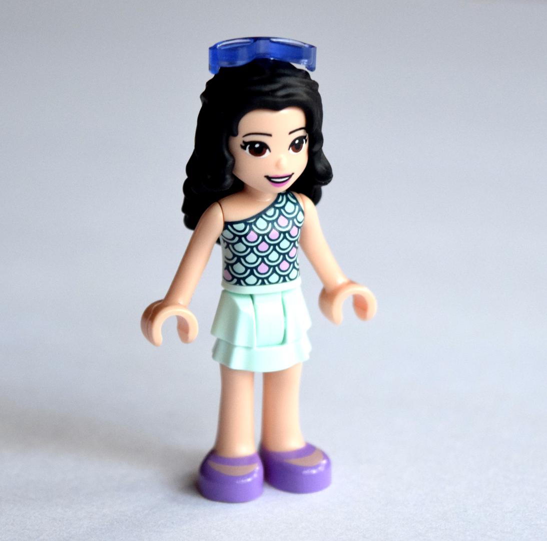 LEGO Emma - Light Aqua Top, Light Aqua Skirt (fig-002658)