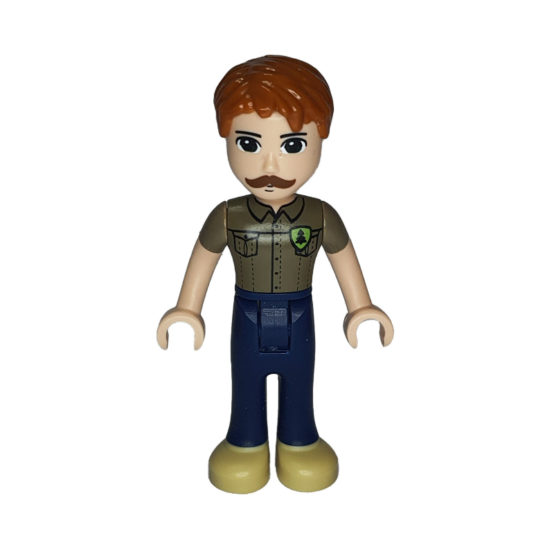 LEGO Angus - Dark Tan Shirt, Dark Blue Trousers (fig-002668)