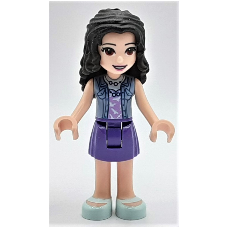 LEGO Emma - Sand Blue Jacket, Dark Purple Skirt (fig-002672)