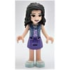 Emma - Sand Blue Jacket, Dark Purple Skirt