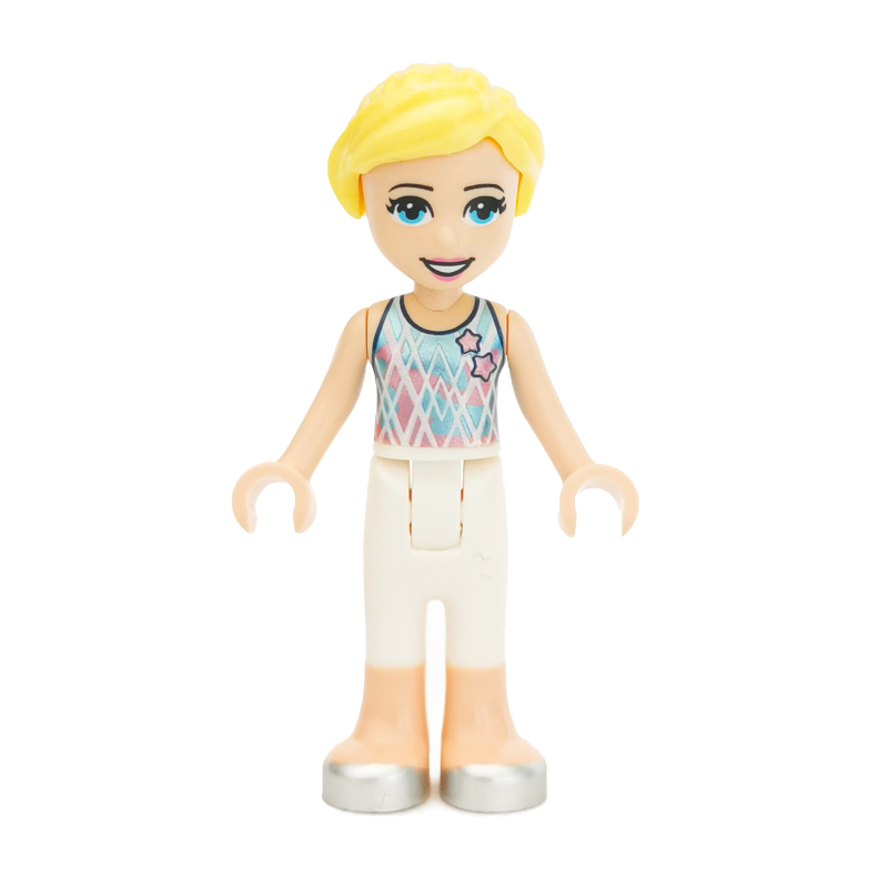 LEGO Stephanie - Silver/White Sport Outfit (fig-002675)