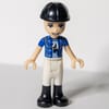 Zack - Dark Blue Jacket, White Trousers, Black Cap