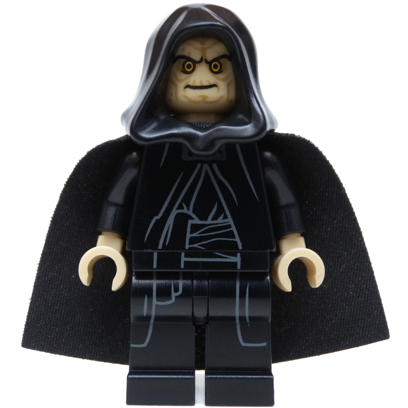 LEGO Emperor Palpatine, Tan Skin (50231 Cape) (fig-002684)