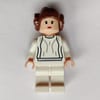 Princess Leia, White Robe, Reddish Brown Hair