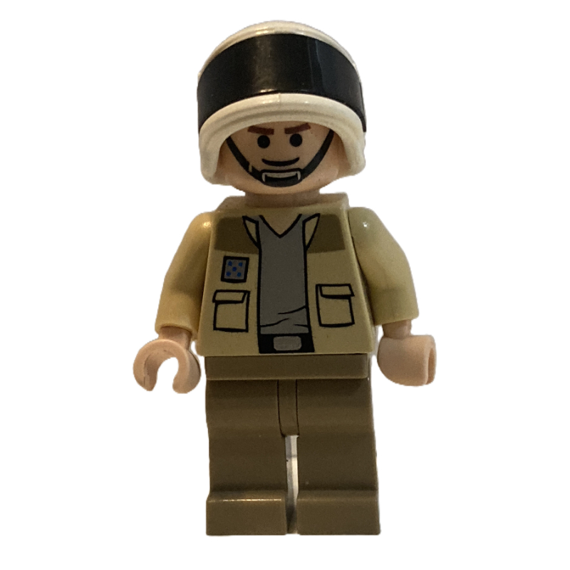 LEGO Captain Antilles, Light Gray Undershirt (fig-002690)