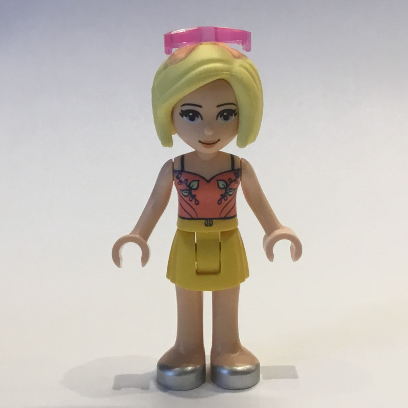 LEGO Roxy - Coral Top, Yellow Skirt, Sunglasses (fig-002700)