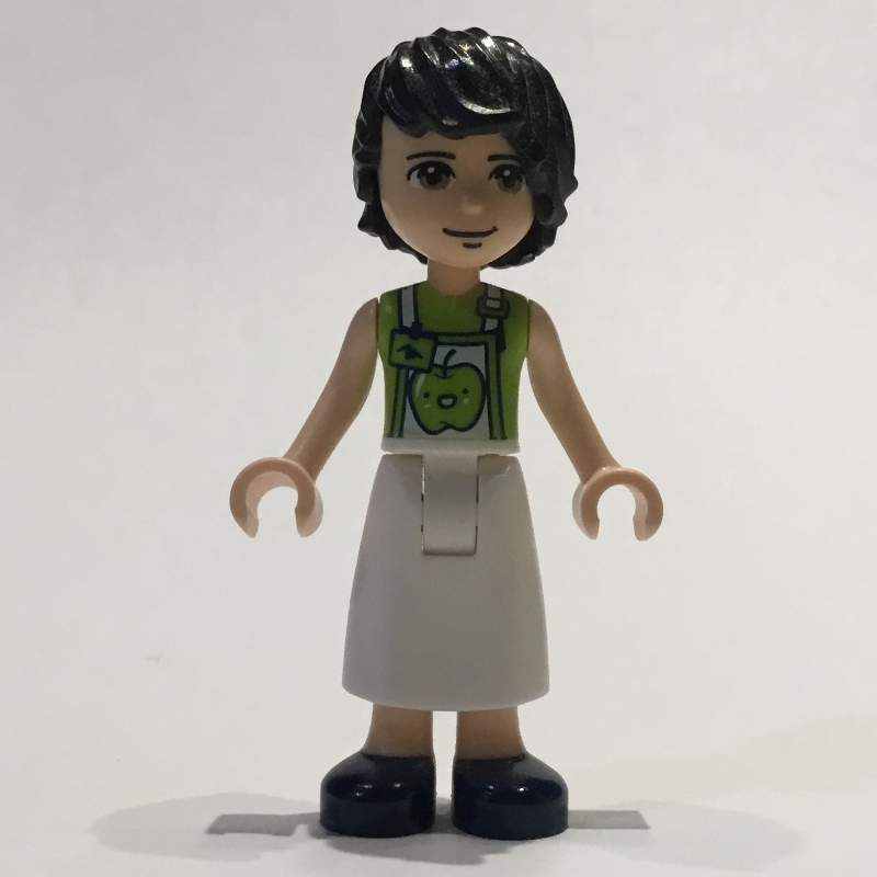 LEGO David - Lime Shirt, White Apron (fig-002702)