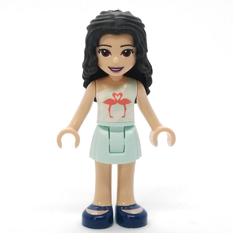 LEGO Emma - Light Aqua Top, Light Aqua Skirt (fig-002713)