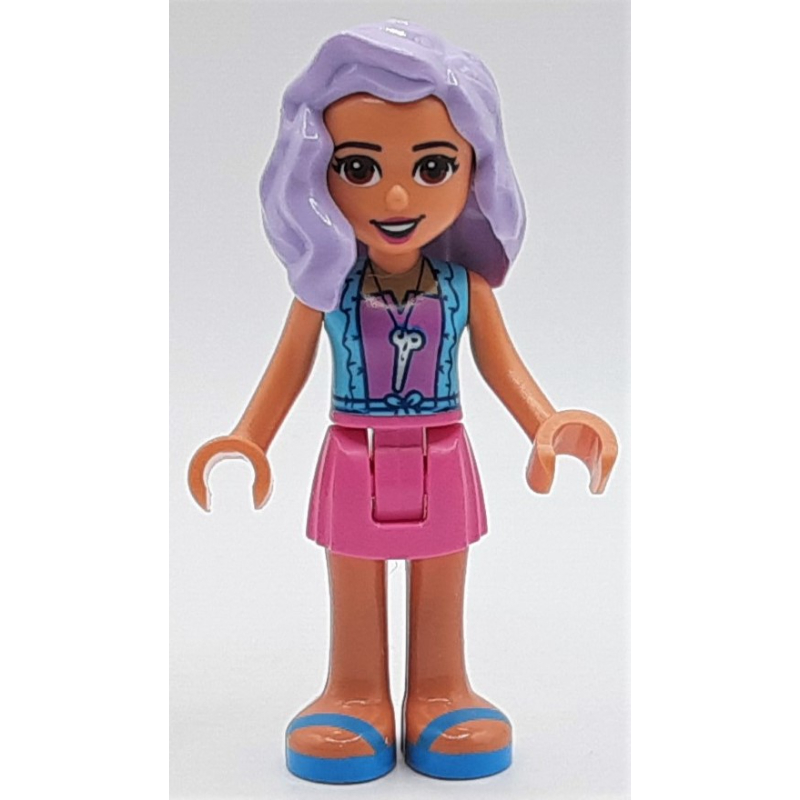 LEGO Nina - Medium Azure Jacket, Dark Pink Skirt (fig-002714)