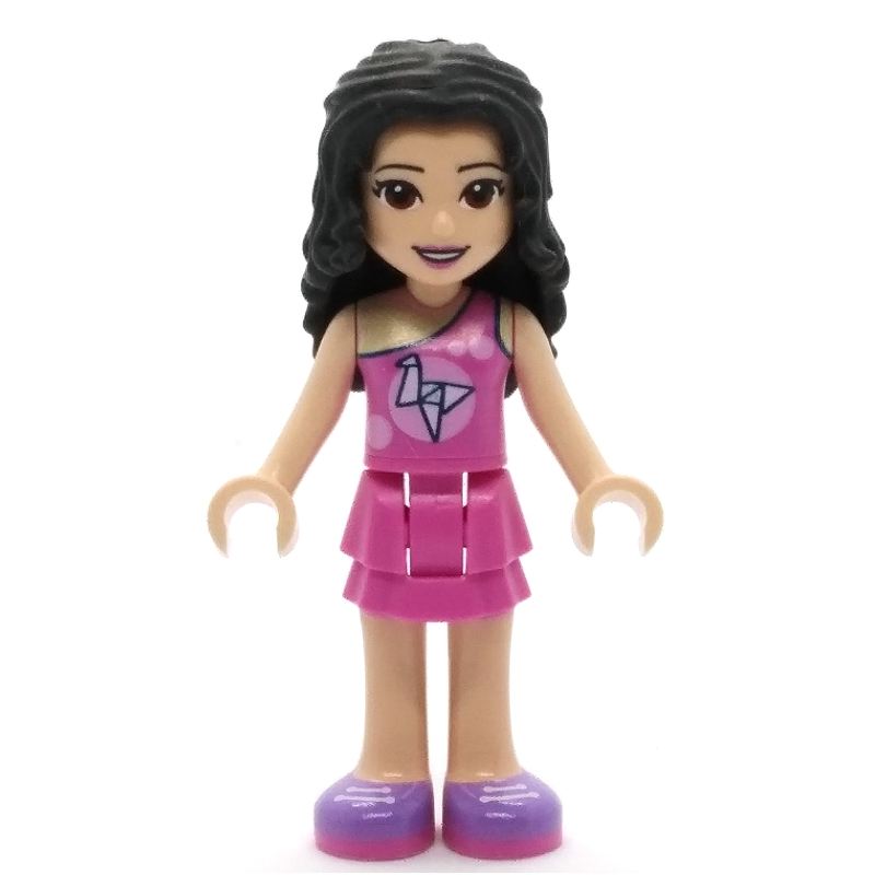 LEGO Emma - Dark Pink Top, Dark Pink Skirt (fig-002715)