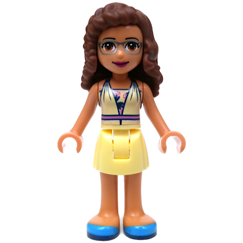 LEGO Olivia - Bright Light Yellow Top, Bright Light Yellow Skirt (fig-002719)