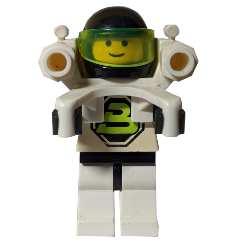 LEGO Blacktron II - Jetpack, 3626a Head, No Plate 1 x 1 Round (fig-002777)