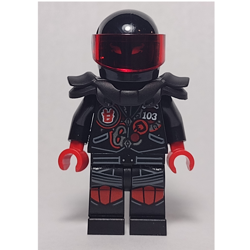 LEGO Mr. E with Helmet with Trans-Red Visor (fig-002808)