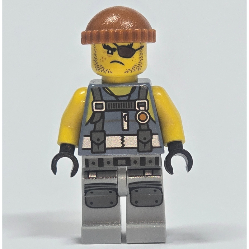 LEGO Shark Army Thug with Yellow Arms (fig-002873)