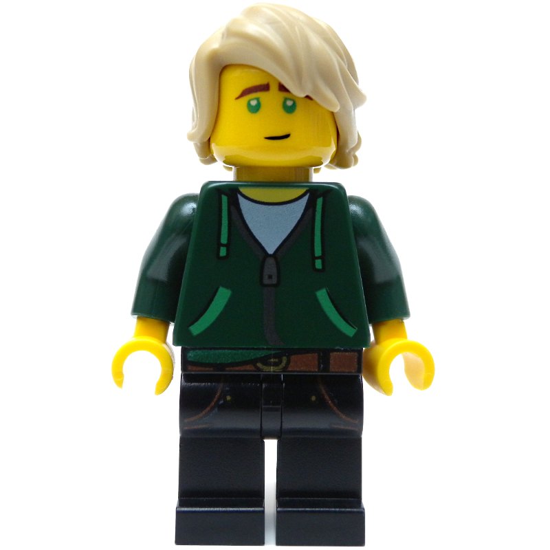 LEGO Lloyd Garmadon in Dark Green Hoodie (fig-002922)