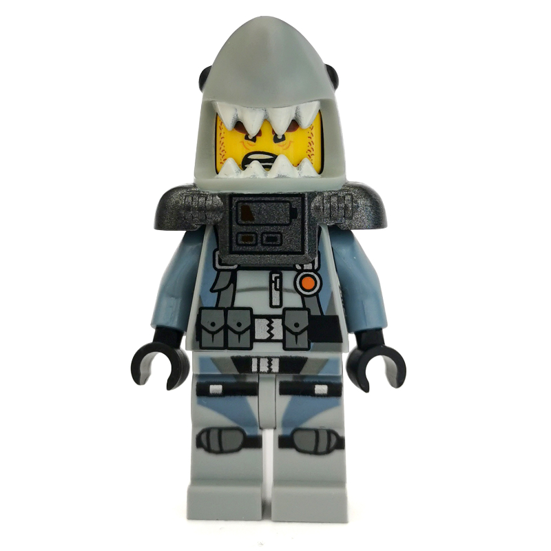LEGO Shark Army Great White with Scuba Airtanks (fig-002940)