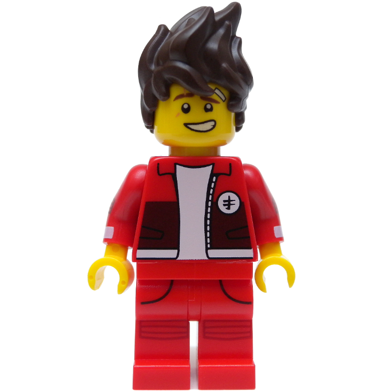 LEGO Kai with Hair and Open Red Jacket (LEGO Ninjago Movie) (fig-002962)