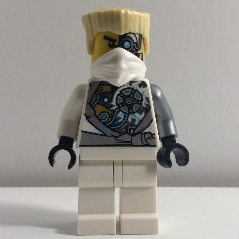 LEGO Zane in Damaged Techno Robes (Rebooted) (fig-003002)