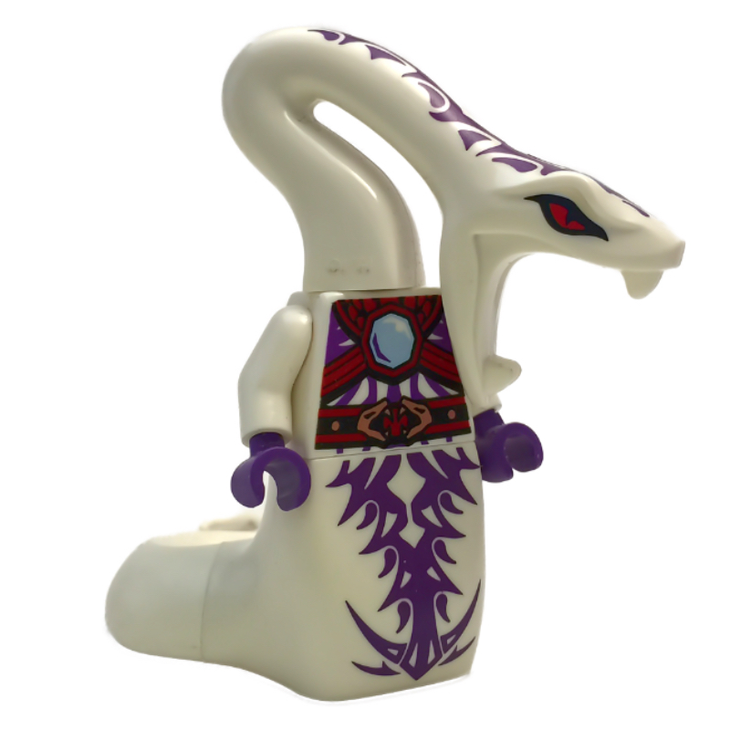 LEGO Pythor P. Chumsworth, White (Tournament of Elements) (fig-003022)